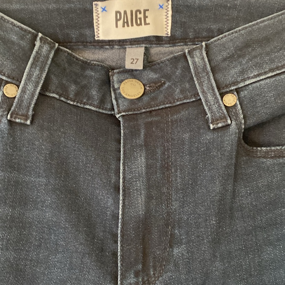 NWOT - PAIGE JEANS - DARK BLUE - SZ 27 - Picture 2 of 6